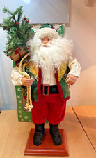 Vintage Hubbard Santa’s Workshop Father Christmas Decorative Display Figure 16"