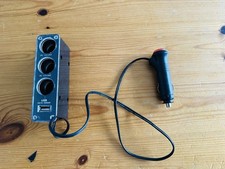 Three 12V/24V Car Cigarette Lighter Socket Charger Power Adapter (One USB Port)