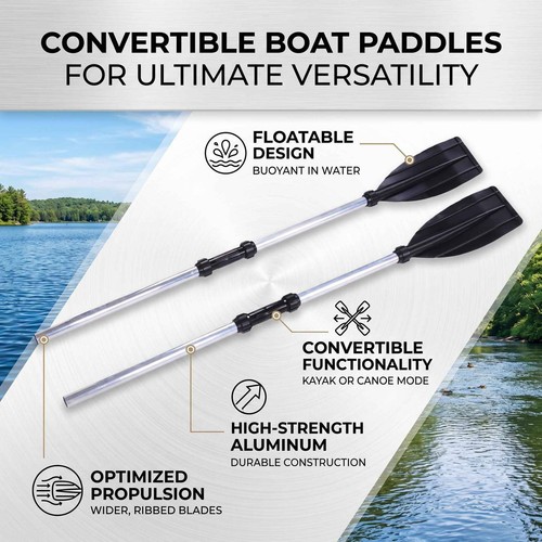2pcs boat paddles canoe - boat,