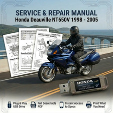 Honda nt650v deauville 1998 - nt650v,