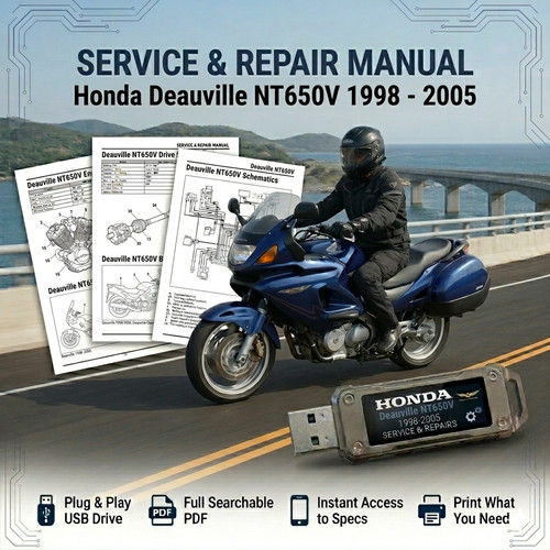 Honda nt650v deauville 1998 - deauville,