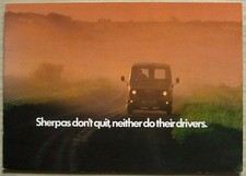LEYLAND SHERPA Light Commercial Vehicles Sales Brochure 1978 #3332