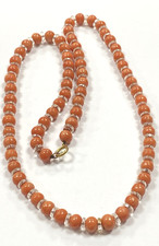 vintage genuine coral beaded