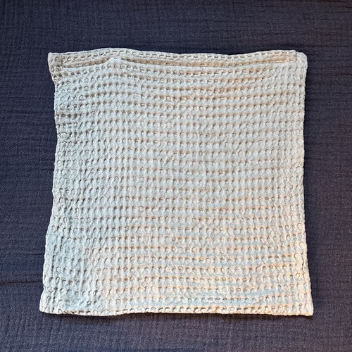 Muji waffle weave cushion - waffle,