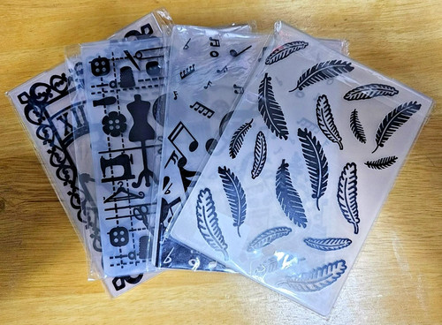 Embossing folders for card