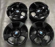 Genuine BMW 157 17" Alloy Wheels: Gloss Black 3 SERIES E90 E91 E92 E93 F30 F31