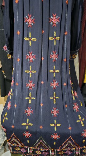 Monsoon black embroidery - black, dress