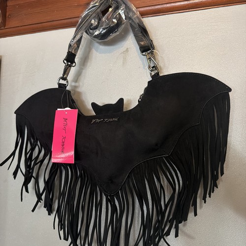 Betsey johnson bat - johnson, fringe