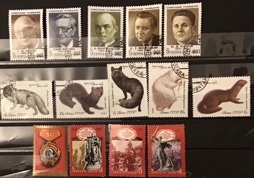 Great looking russian - great, stamps