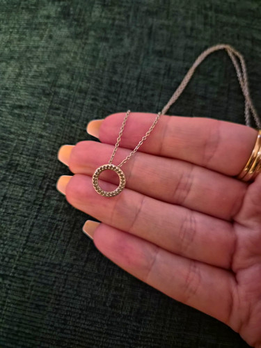Hot diamonds silver circle - silver,
