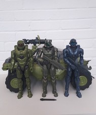Halo Mattel 21" UNSC Warthog Master Chief Set Complete 2016 With Locke And Buck
