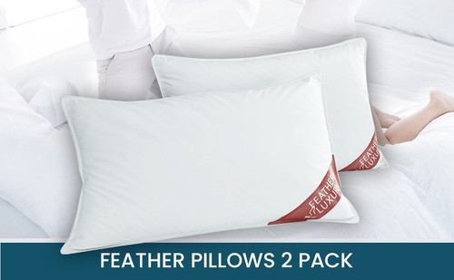 Duck feather pillows - feather, 2