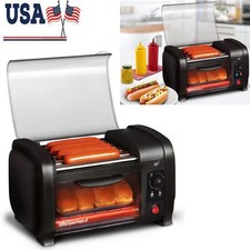 Roller Hot Dog Grill Oven Bun
