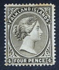 FALKLAND ISLANDS SG12 1889 QV