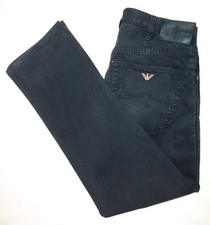 ARMANI J21 Regular Fit Straight Leg JEANS CHINOS Blue Trousers Pants W 30 L 28