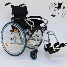 Ultra Lightweight Folding Alloy Self Propelled Wheelchair - 6.7KG Carry Weight