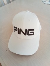 ping golf cap white adjustable
