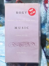 VHS Roxy Music Total Recall A
