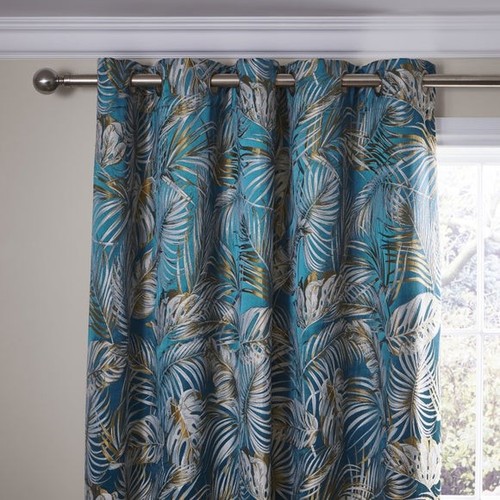 Dunelm eyelet lined curtains - eyelet,
