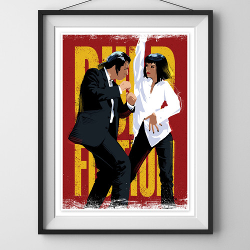 Pulp fiction dance - dance, poster