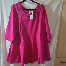 Evans Long Length Top, Size 24