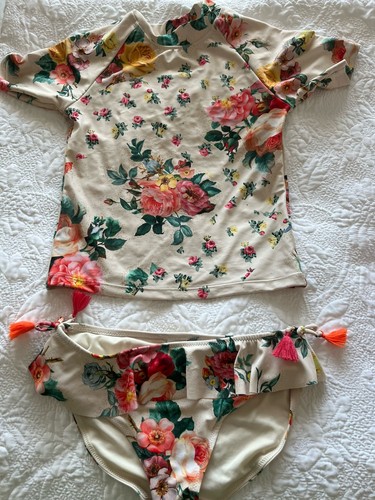 Next girls sunsafe swimsuit - ,
