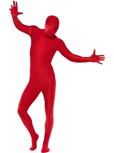 Second skin suit red l - suit,,