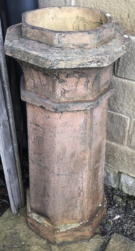Large clay chimney pot - large,