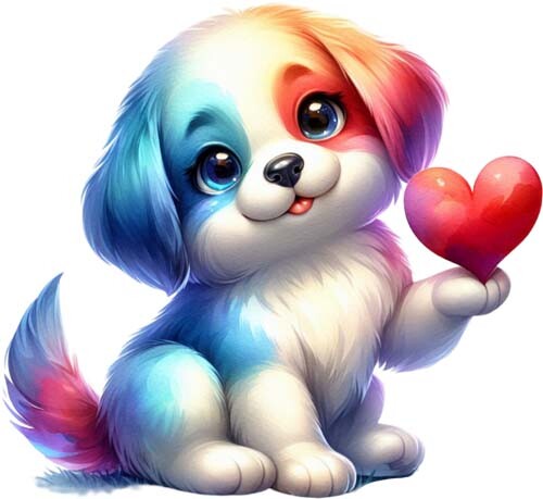 Valentine day dog puppy - day,