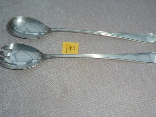 Vintage serving spoon fork - spoon,