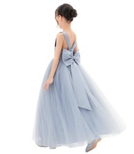 Backless Flower Girl Dress