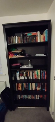 Hemnes black brown bookcase