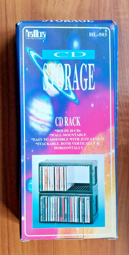 Rack storage plastic - cd,
