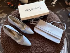 jacques vert High Heel Suede Shoes And Matching Bag