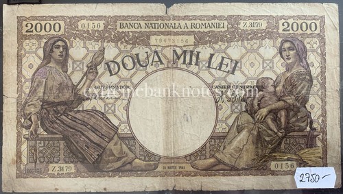 Romania 2000 lei 1945 - 1945, p-53c
