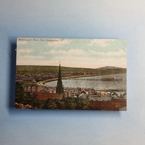 Weston super mare postcard - weston,