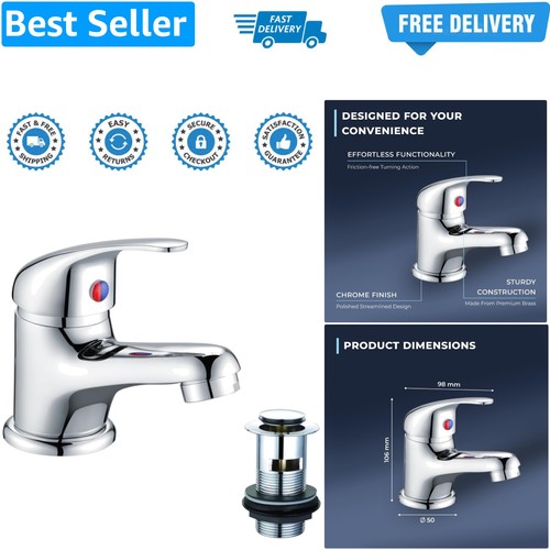 Chrome basin sink monobloc - basin,