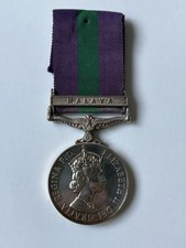 ERII GSM Malaya Bar Royal Army