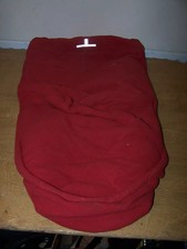 FOR PHIL AND TEDS BUGGY. BABY TRAVEL FOOTMUFF RED=