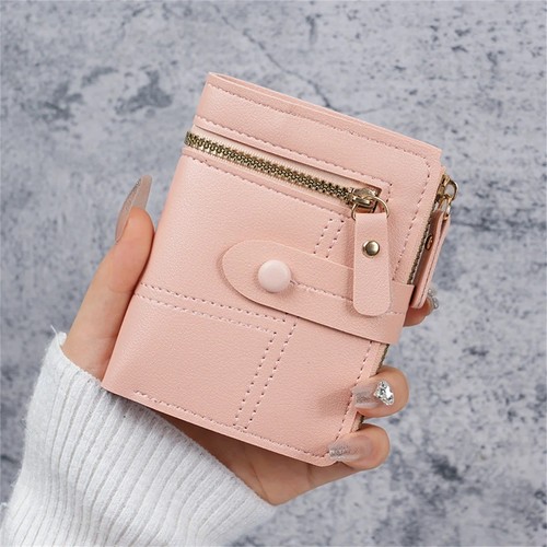 Womens soft leather zip - zip, clutch
