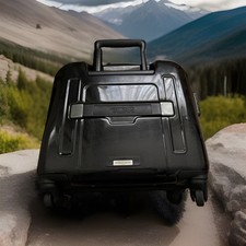 TUMI Hard Shell Black Suitcase Cabin Sized 4 Wheels