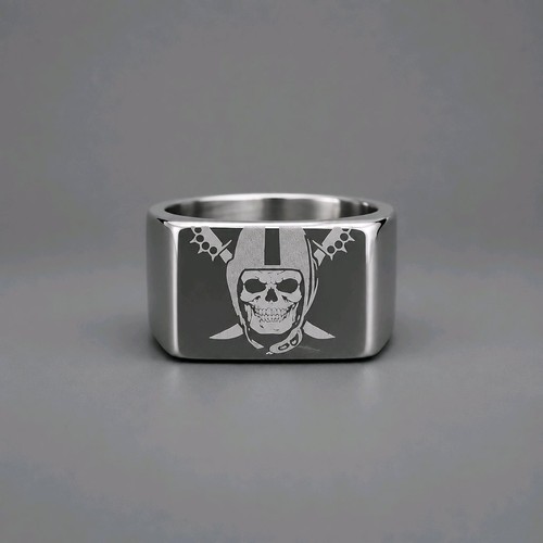 Custom skull raider signet - skull,