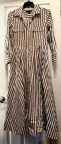 Zara striped belted midi - zara,