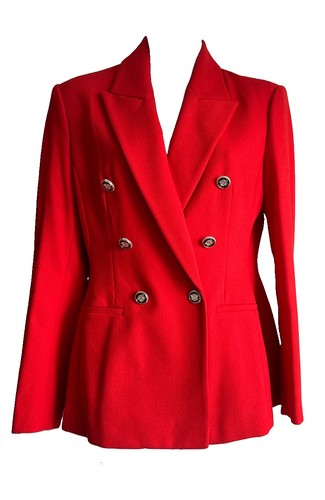 Zara red textured double - textured,