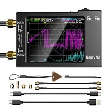 NanoVNA-H 10KHz-1.5GHz MF HF VHF UHF Frequency Vector Network Antenna Analyzer