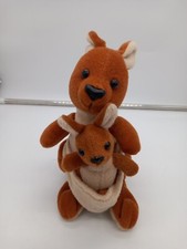 Deagostini My Animal Kingdom Kangaroo With Joey Soft Toy Plush Kyle & Kelvin