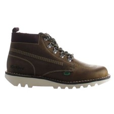 Kickers Kick Hi Winterised Lace-Up Brown Smooth Leather Mens Boots 1_15674