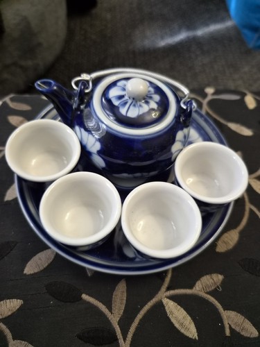 Miniature porcelain tea - miniature, set