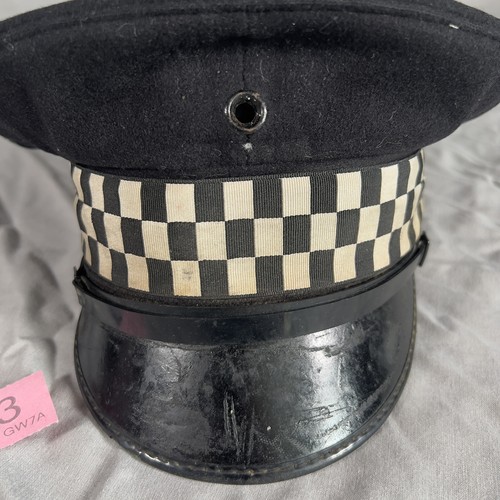 Police checkerband peaked - police,