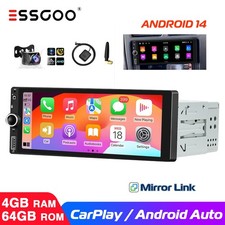 Single DIN 6.86" Android 14